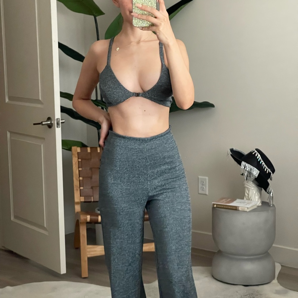 Sparkling Blue 2 Piece Pant Set